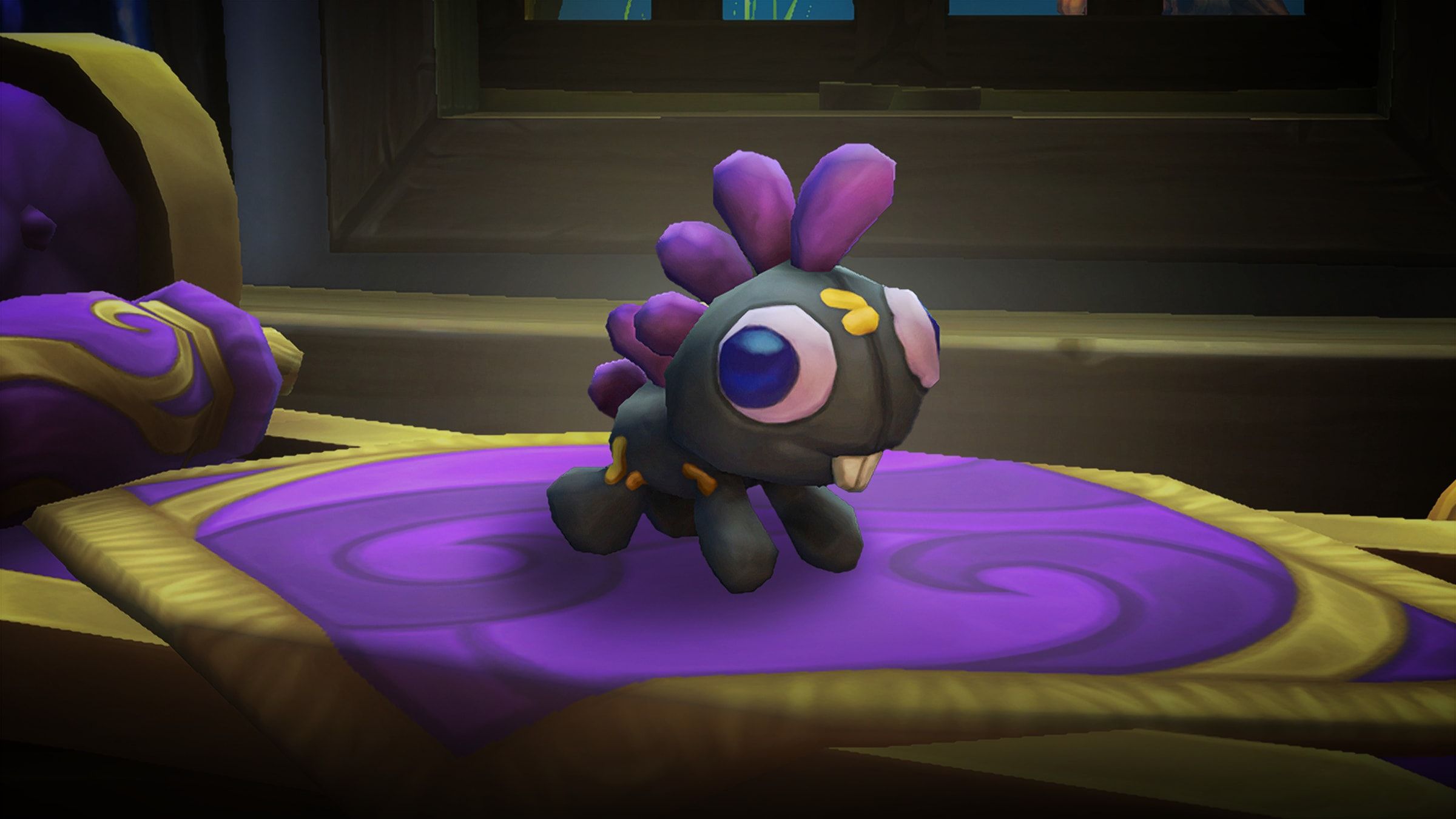 world of warcraft midnight season 1 twitch drop cuddly void grrgle housing decor plush