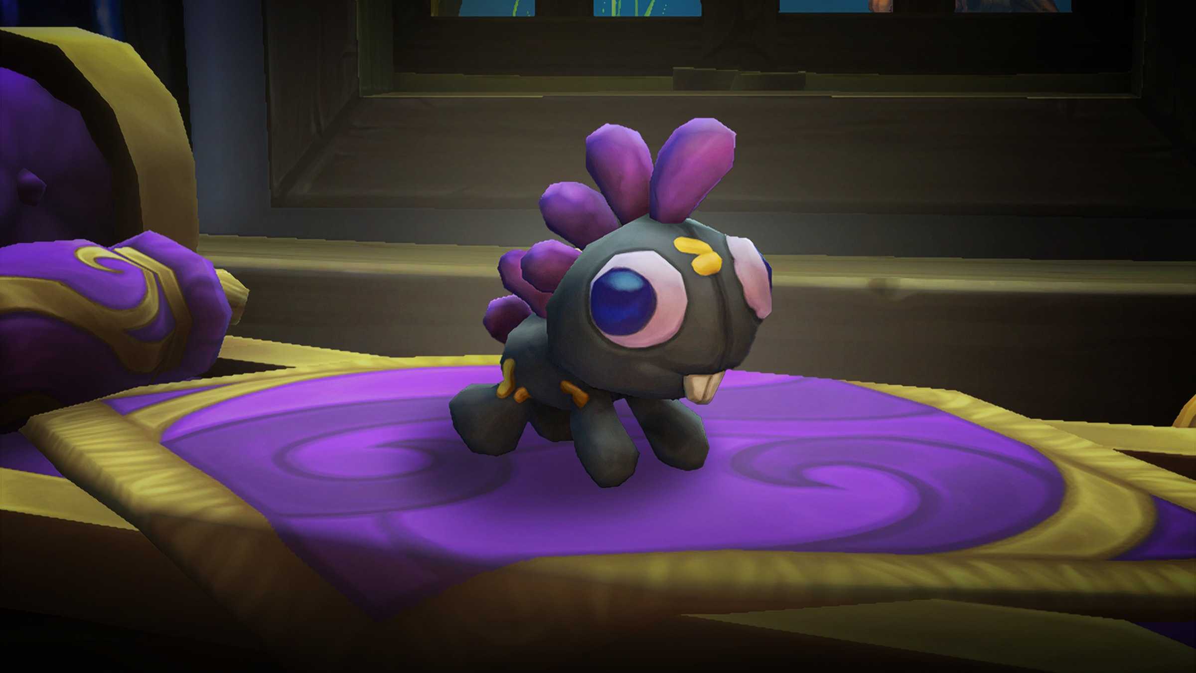 world of warcraft midnight season 1 twitch drop cuddly void grrgle housing decor plush