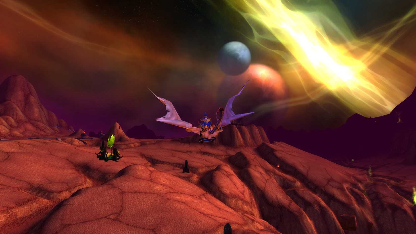world of warcraft the burning crusade flying mounts