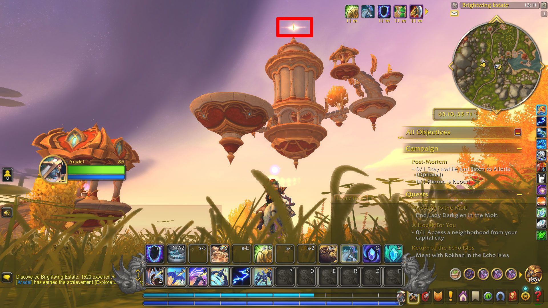 All Eversong Woods Skyriding Glyph Locations in World of Warcraft Midnight