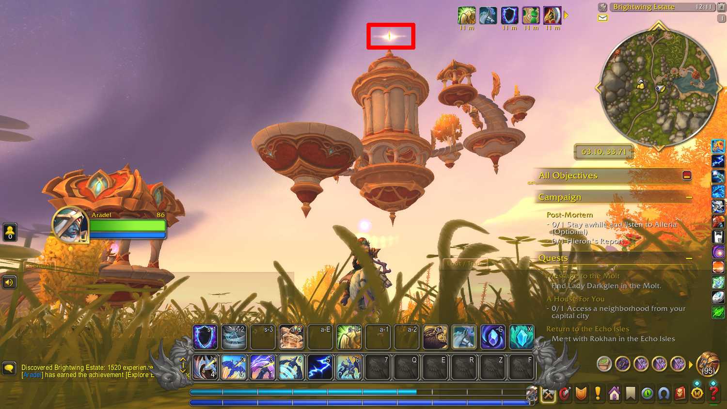 Brightgwin All Eversong Woods Skyriding Glyph Locations in World of Warcraft Midnight