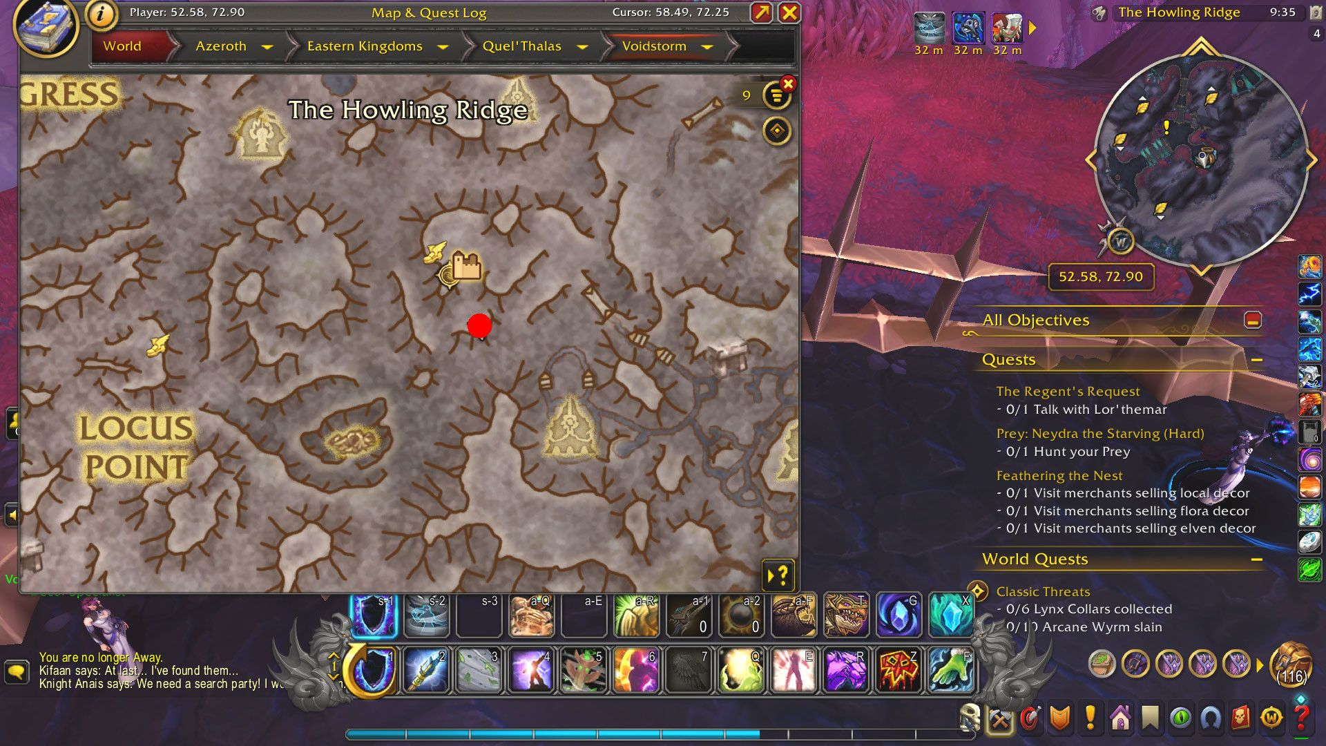 The Singularity Renown Quartermaster Location in World of Warcraft Midnight