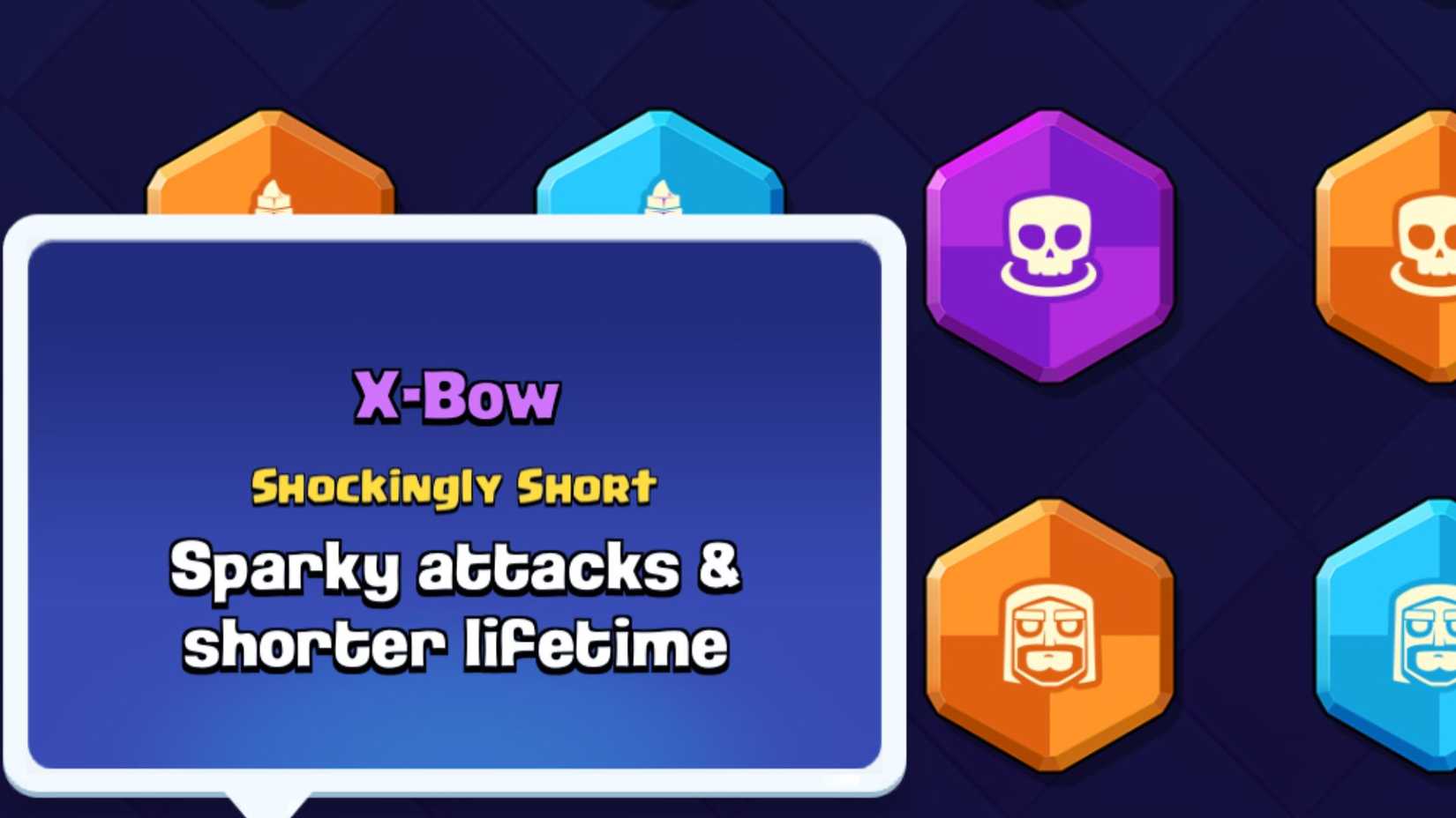 xbow modifier clash royale
