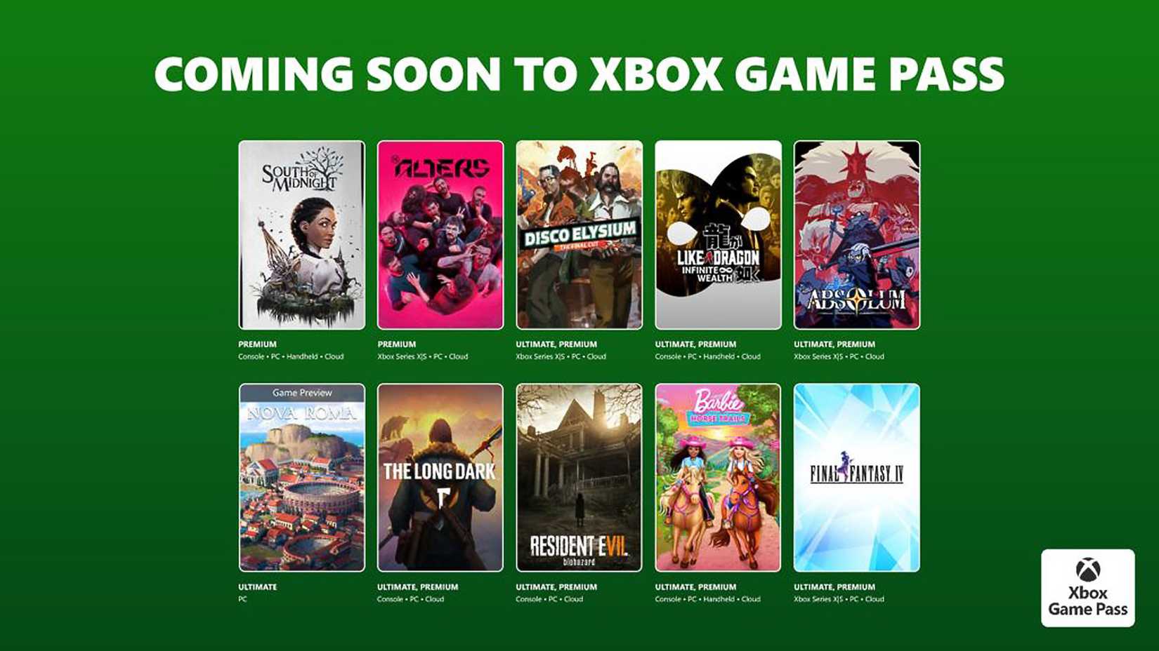 Xbox Game Pass March 17 through April 7 2026 full lineup upscaled
