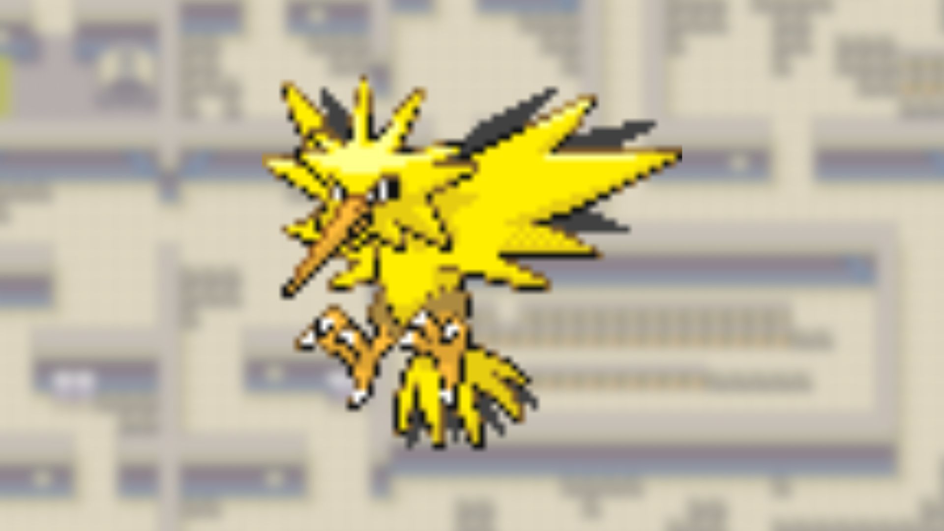 Zapdos di Pokemon FireRed and LeafGreen.