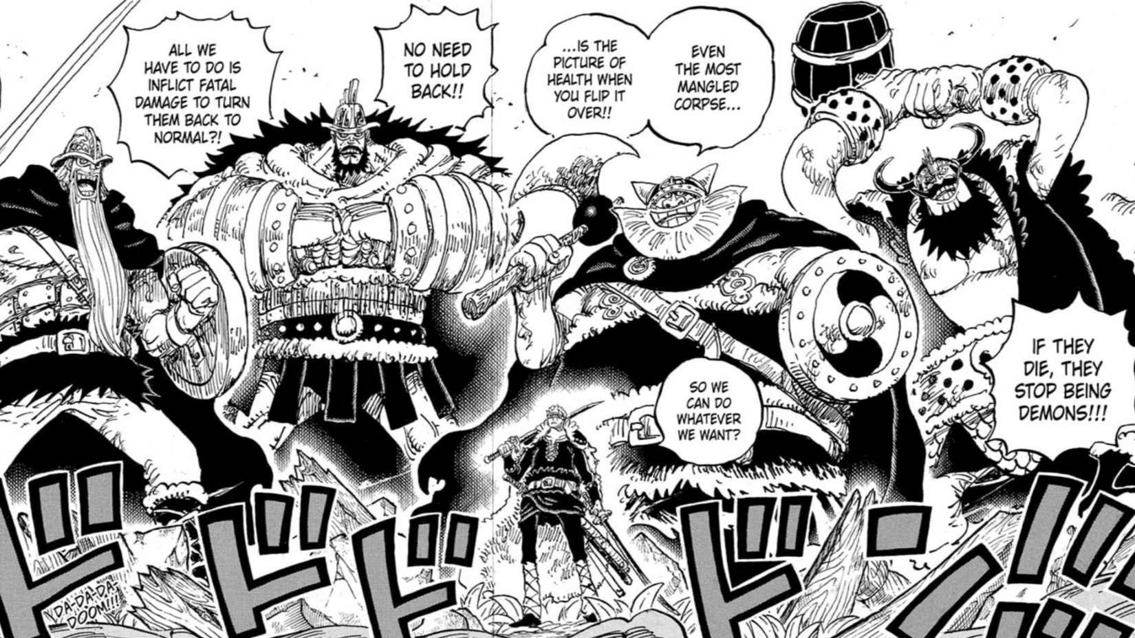 Zoro Giant Pirate One Piece Episode 1177 RAW Scan