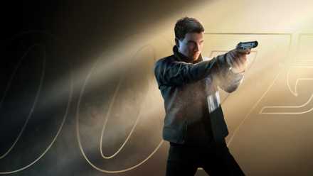 007 First Light Key Art James Bond with gun