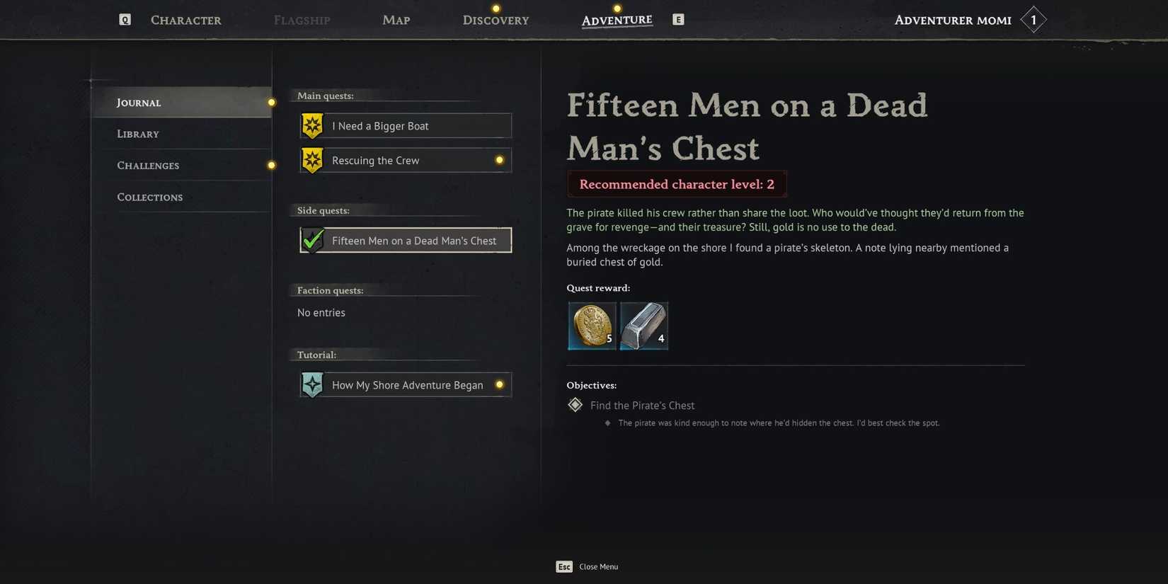 15 men on a dead man's chest