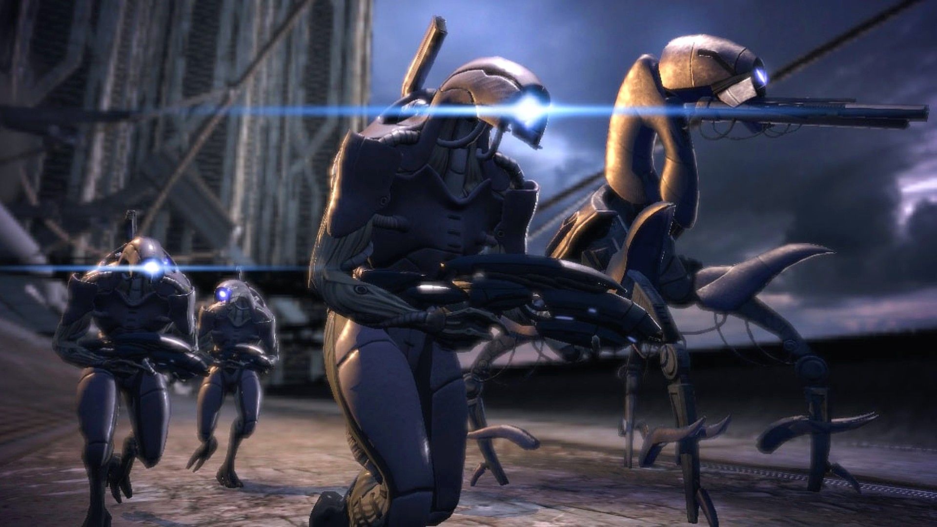 Mass Effect Geth Armada Sci-Fi Best World Building Setting