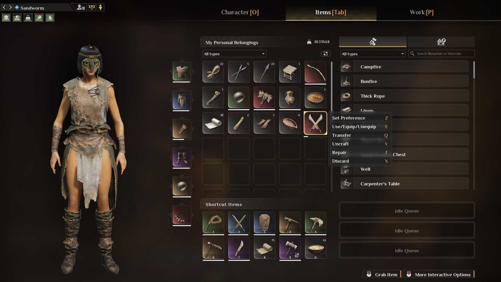 Soulmask repair button