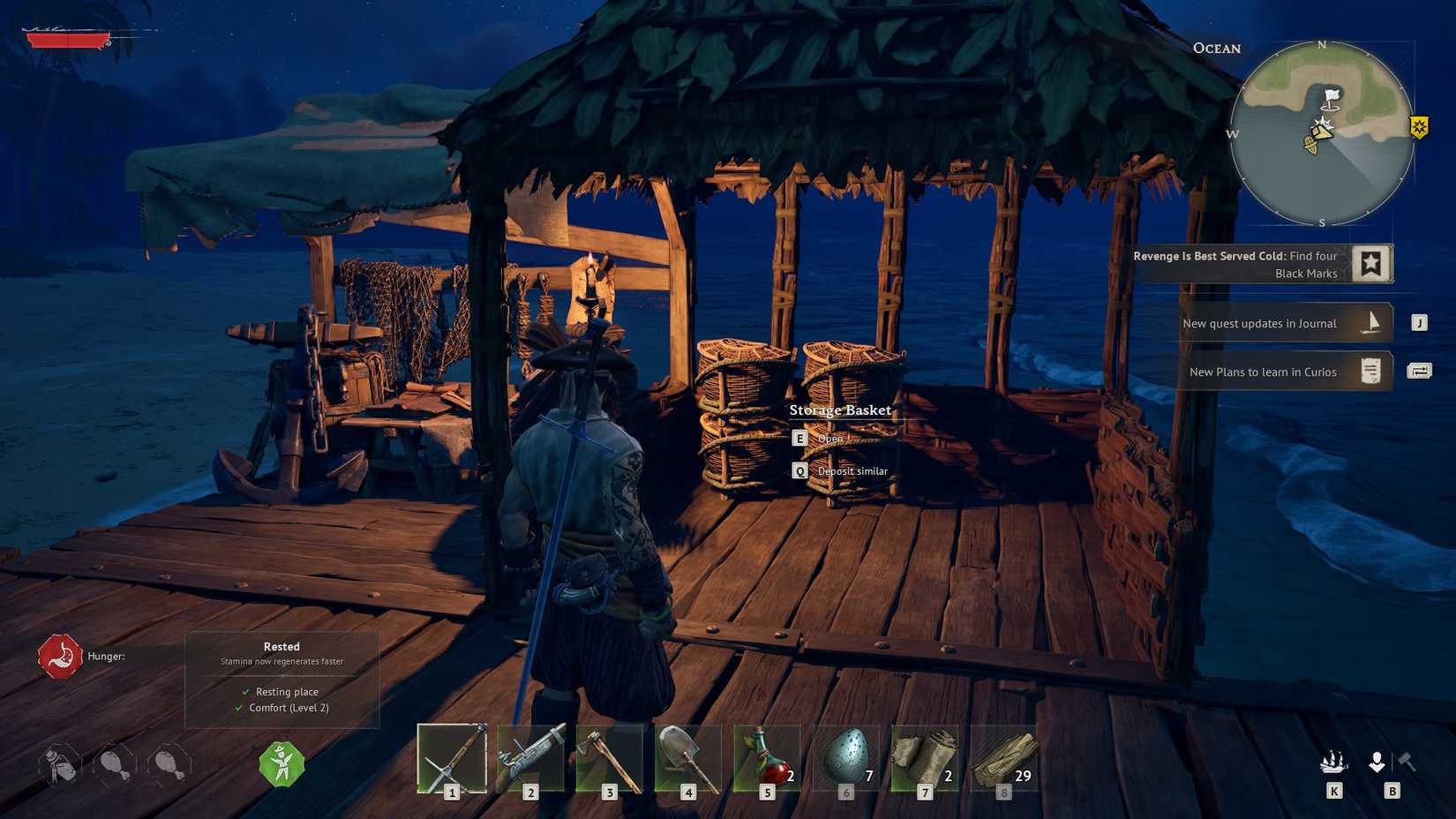 Windrose Pier Storage Warehouse