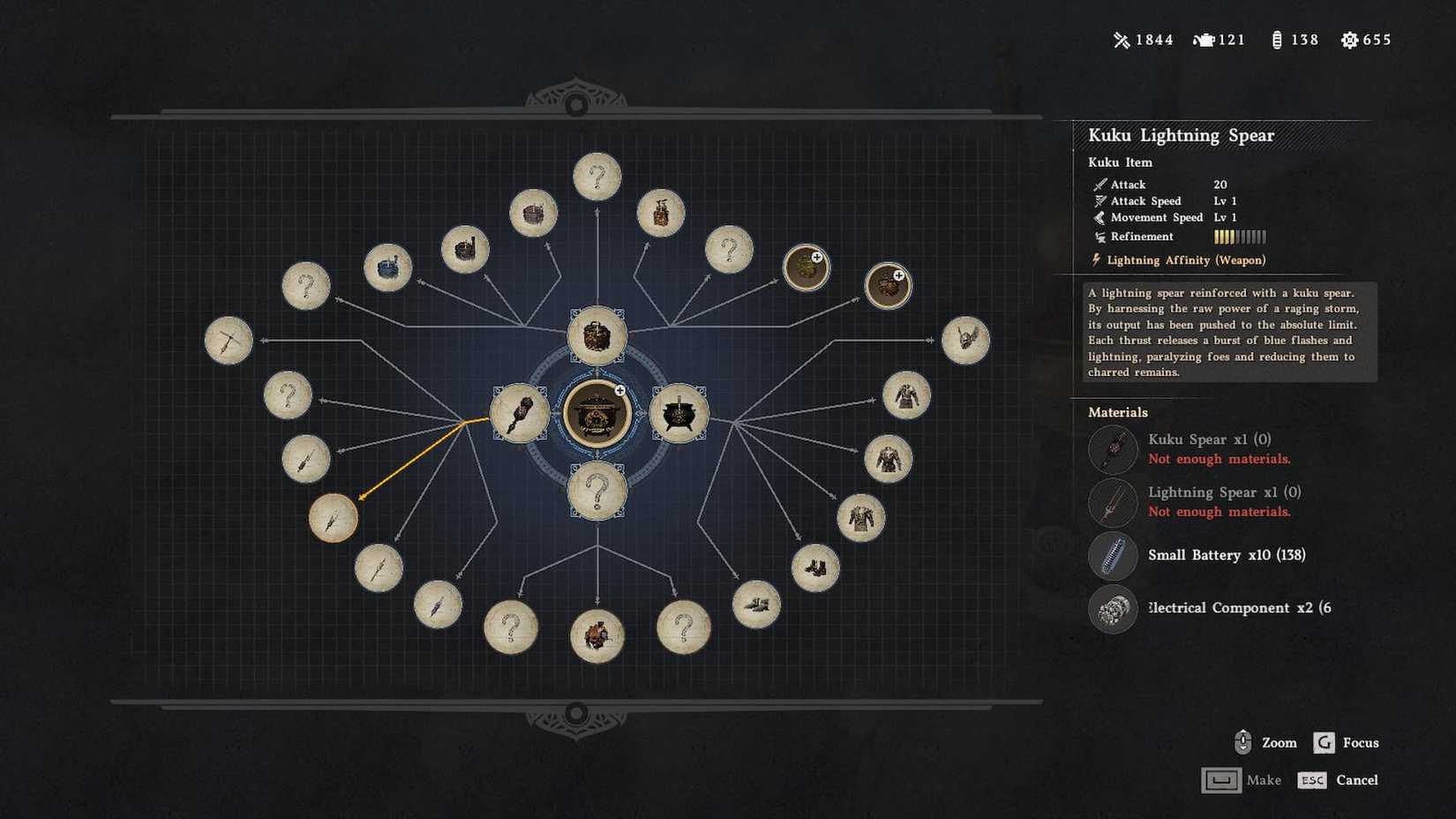 Crimson Desert Kuku Lightning Spear Recipe