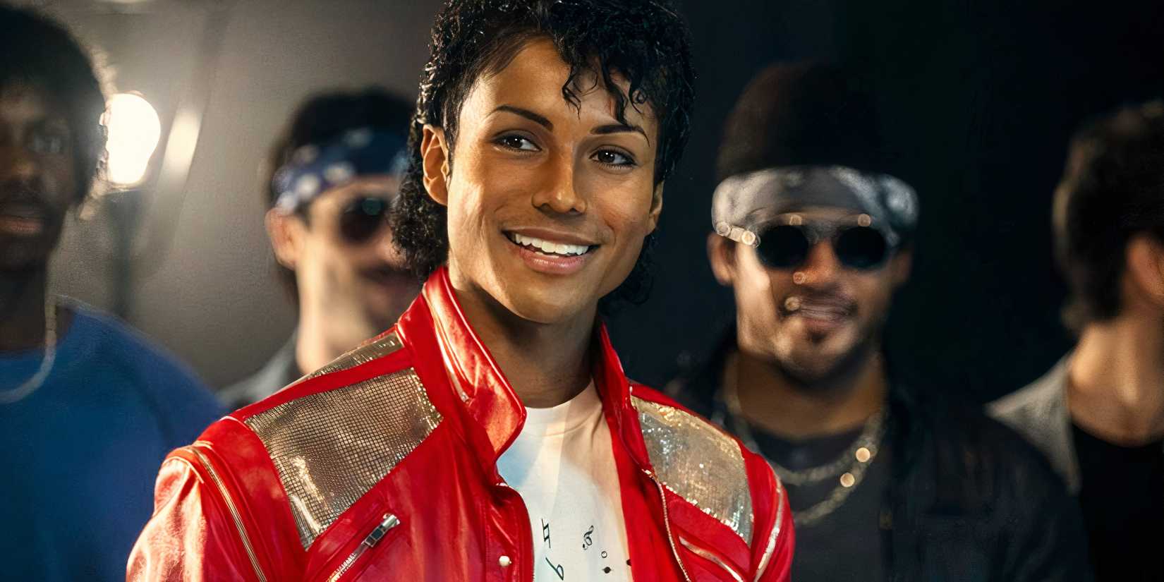 A still from the musical biopic Michael