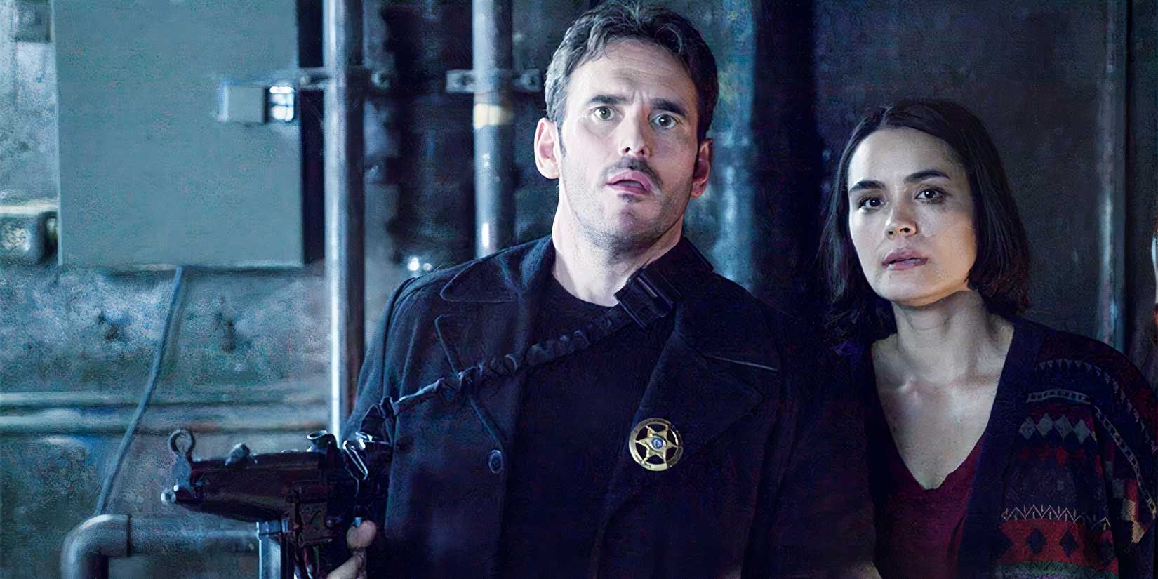 Still life of Ethan in Wayward Pines