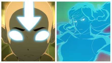 Aang, energy Korra
