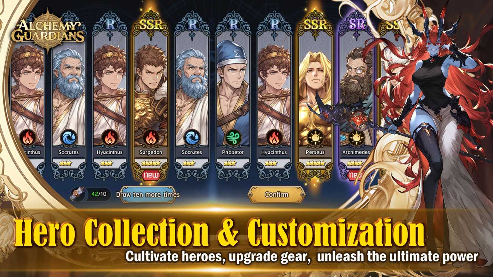 Alchemy Guardians characters