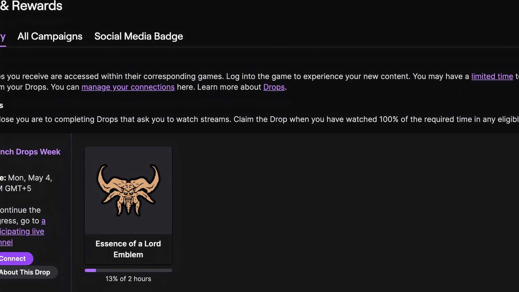 All Diablo 4 Lord of Hatred Twitch Drops Rewards