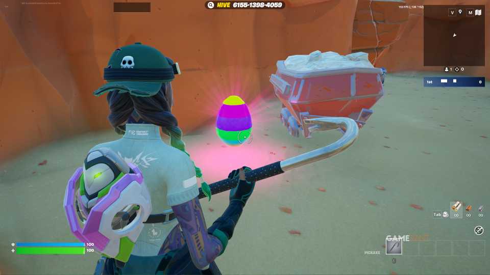 all Easter Egg locations - 1v1 with Every Gun - Fortnite - 3