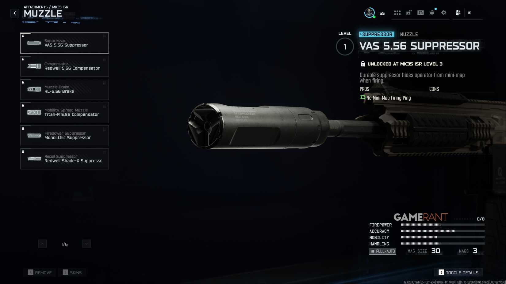 All MK35 ISR Muzzles - Black Ops 7