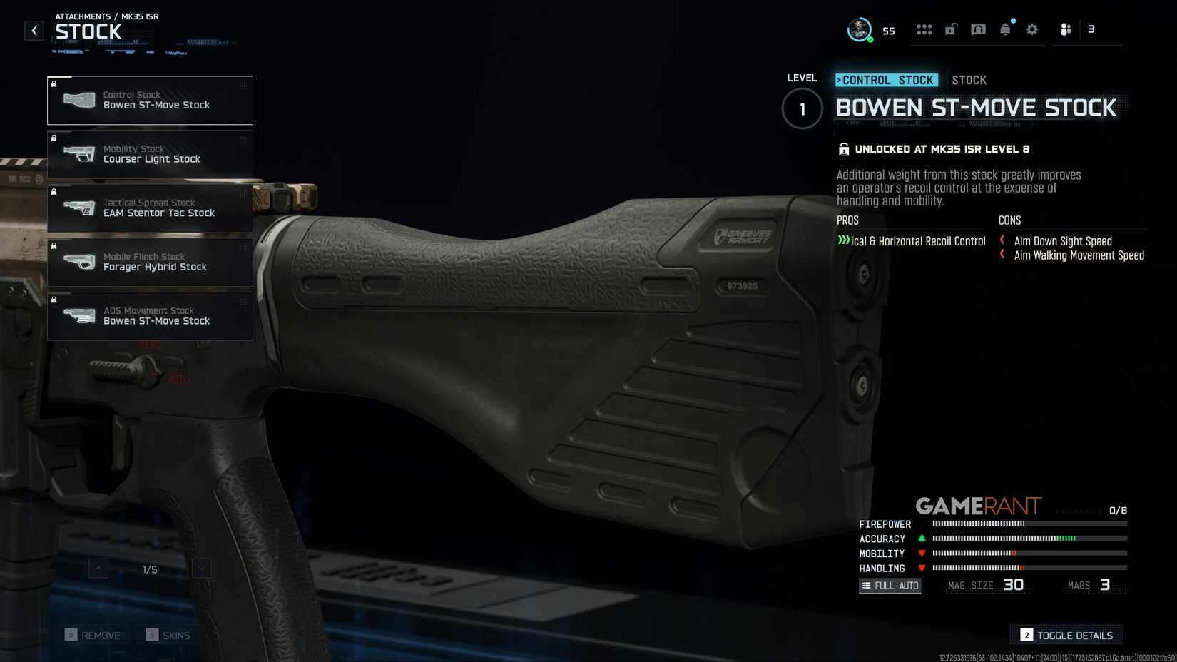 All MK35 ISR Stocks - Black Ops 7