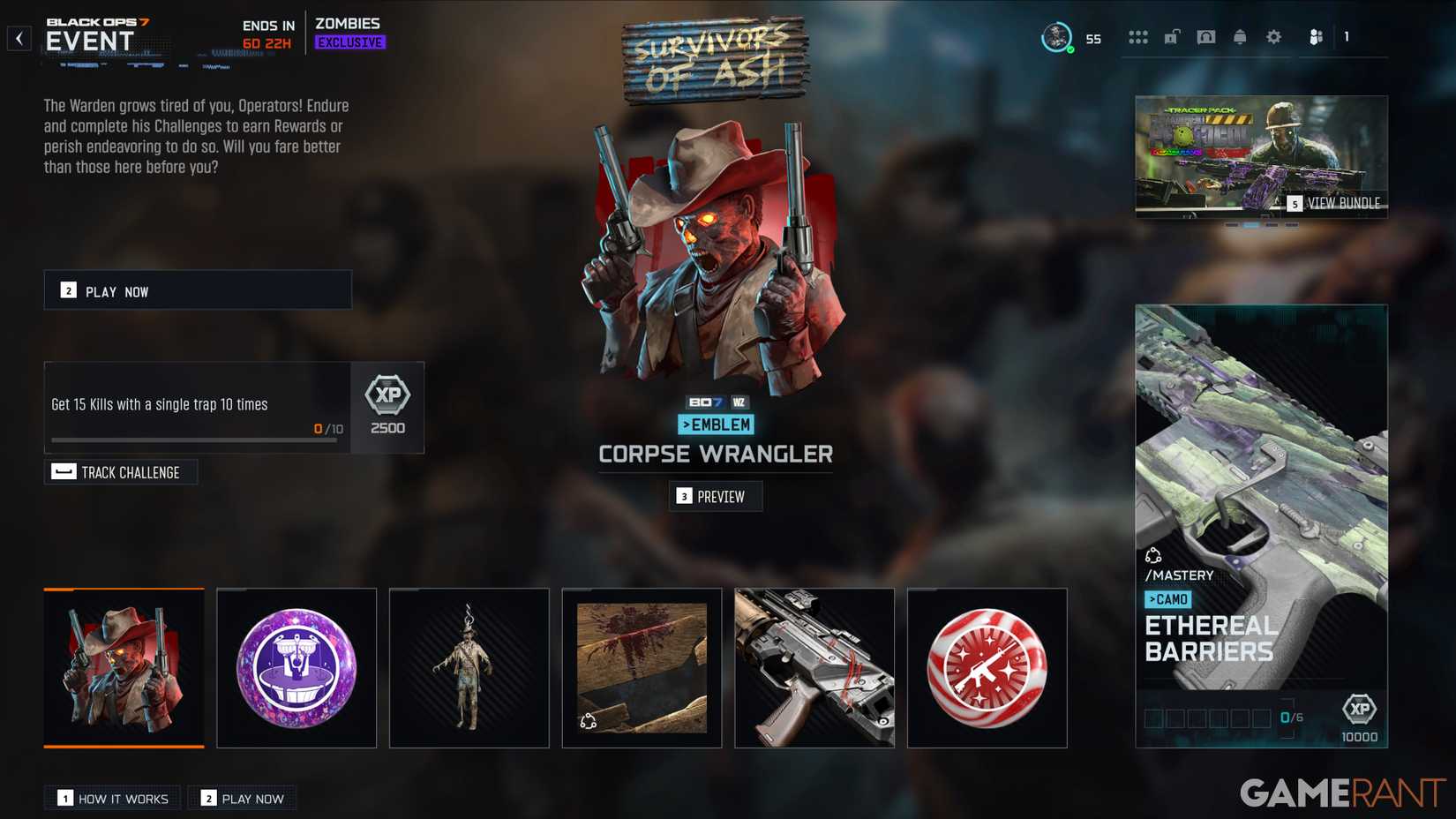 All Survivors of Ash Event Rewards in Black Ops 7 Zombies - 2