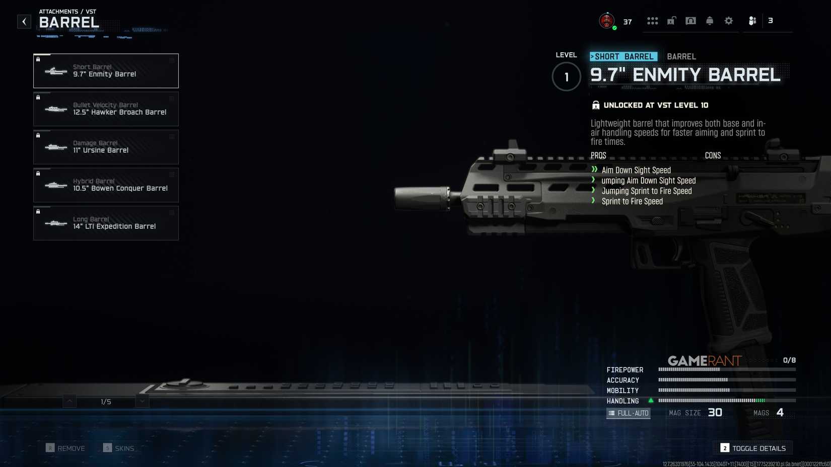 All VST Barrels - Black Ops 7