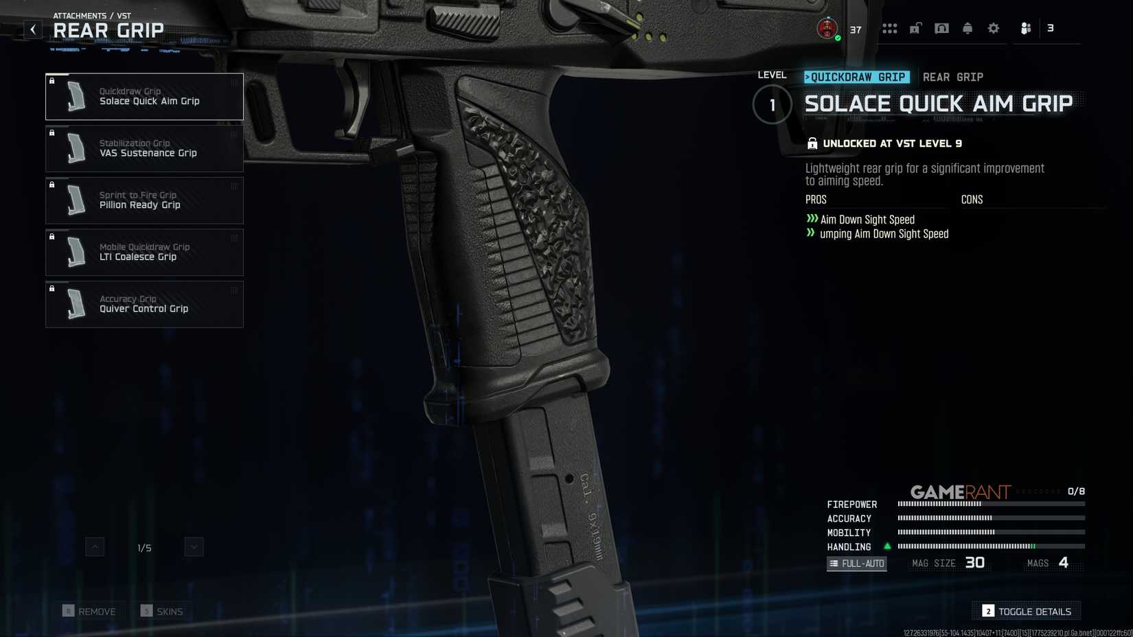 All VST Rear Grips - Black Ops 7