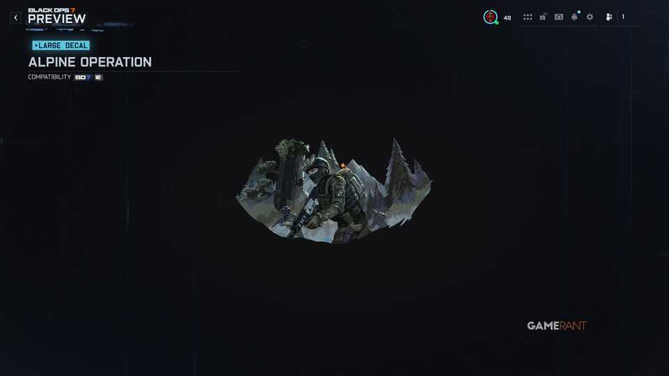 Alpine Operation Decal - Lost Outpost Event Reward