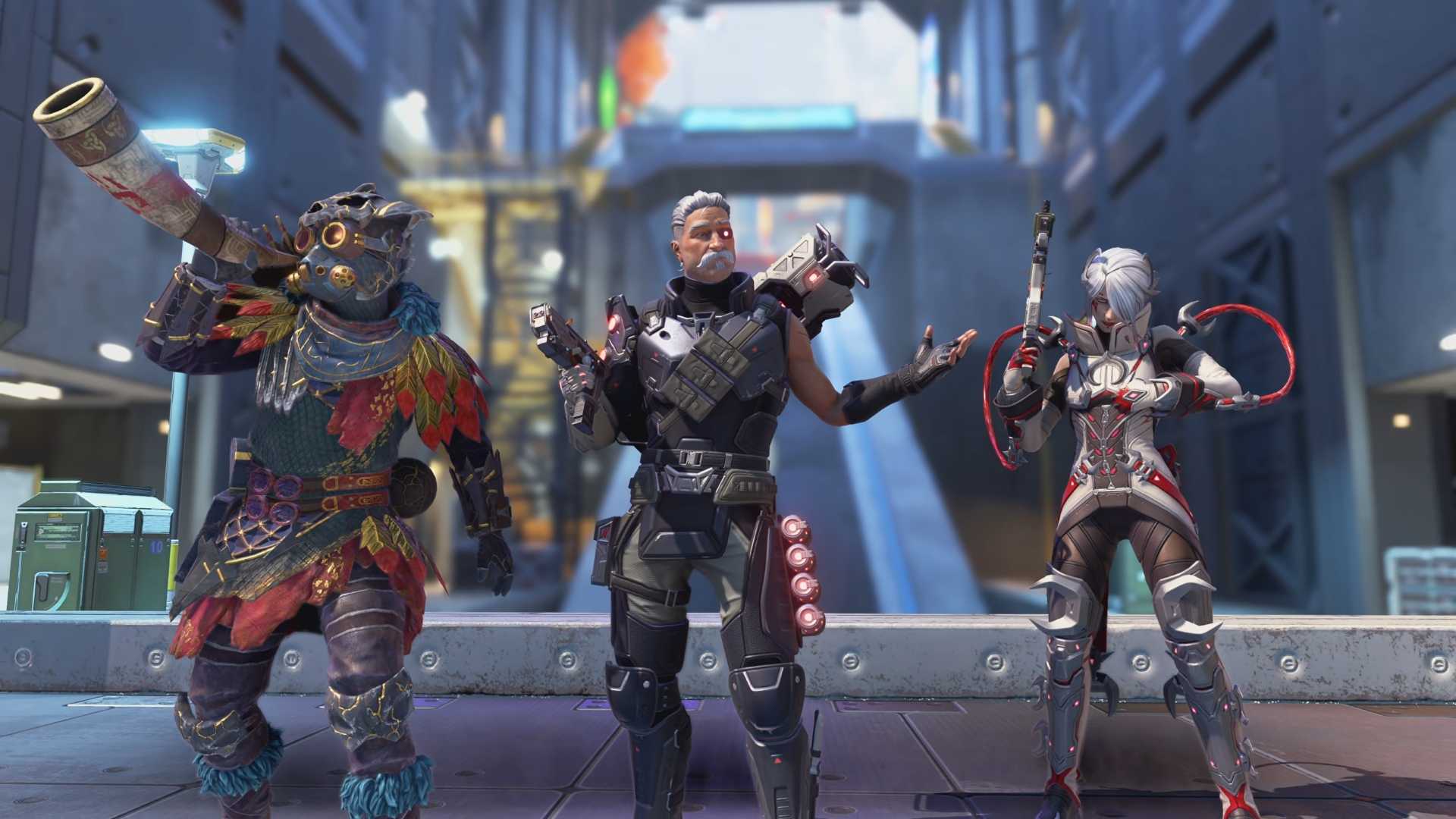 Fuse, Bloodhound, Catalyst in Season 28 of Apex Legends