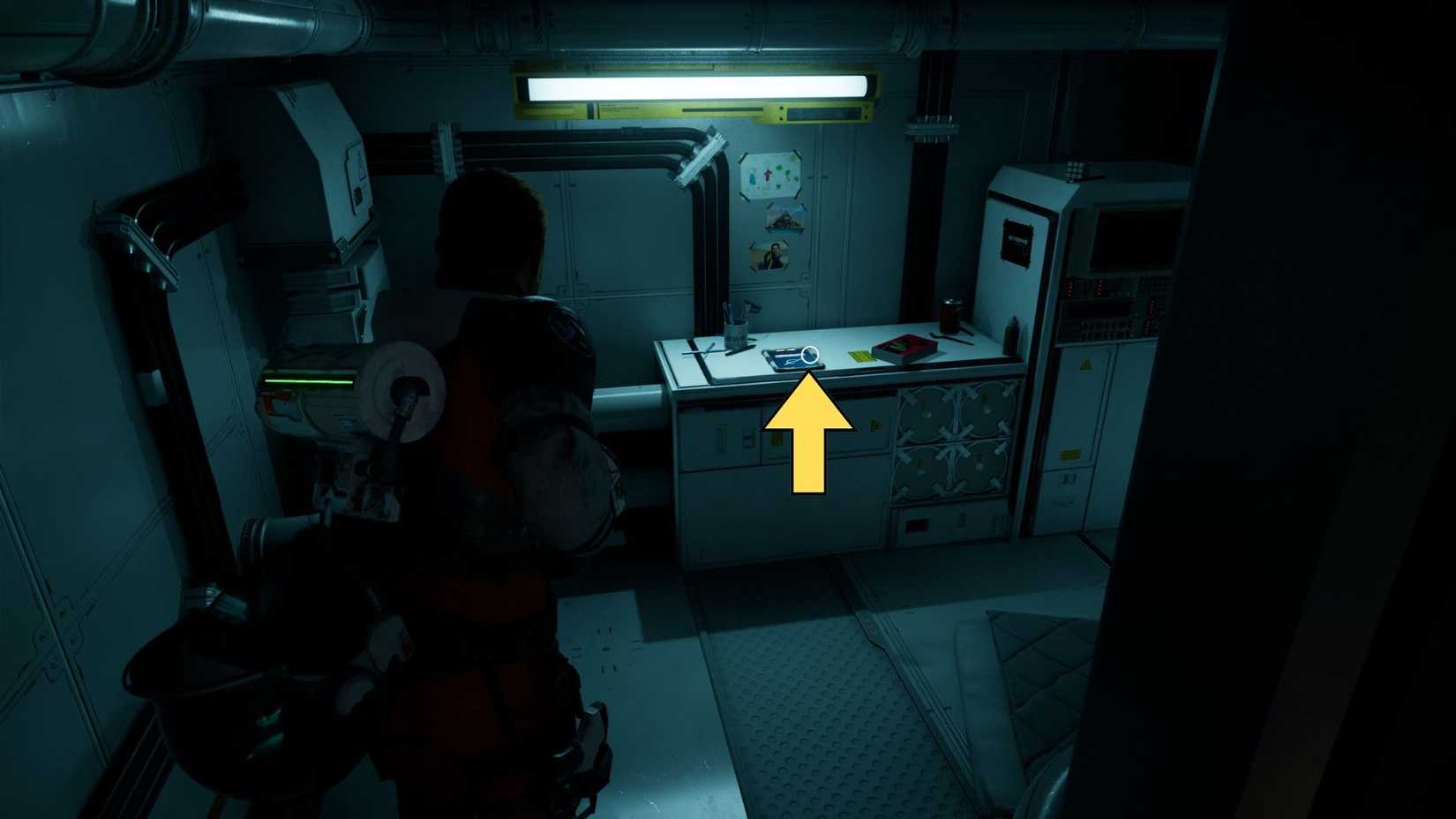 The location of the Marcus Macallan Incident audiofile in the sixth mission of Aphelion.