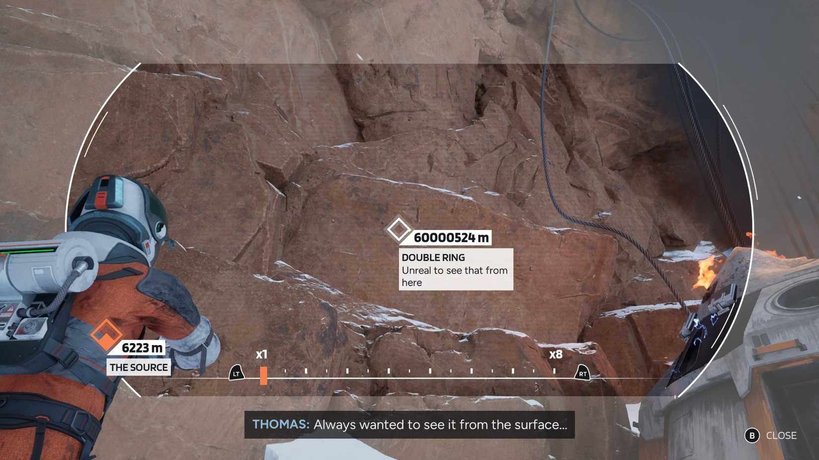 The location of the Double Ring Secondary Marker in Aphelion's third chapter.