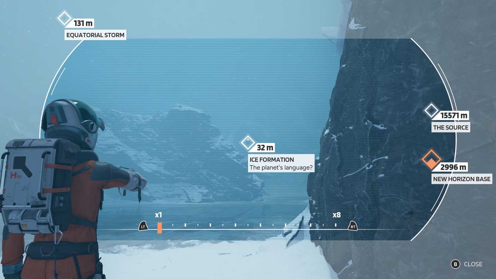The location of the Ice Formation Secondary Marker in Chapter 7 of Aphelion.
