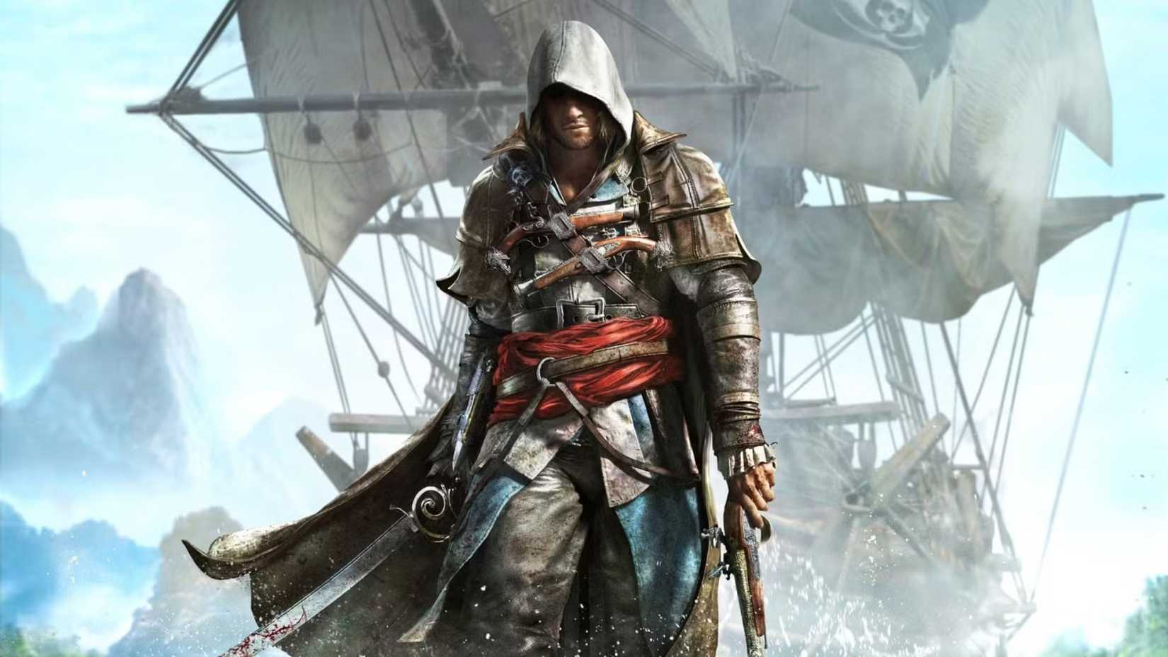 assassin's creed black flag edward key art 
