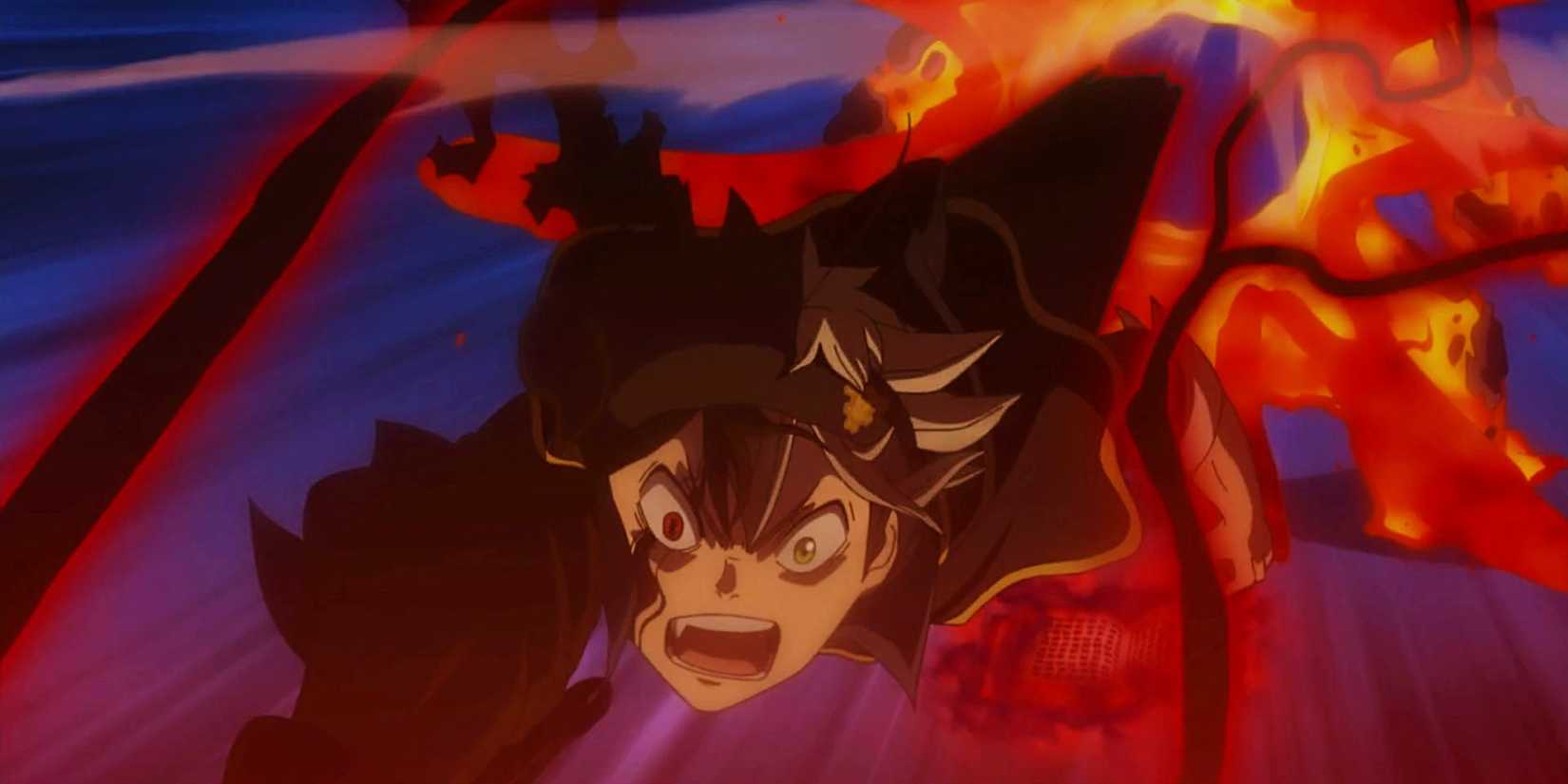 Asta using Bull Thrust on Black Clover