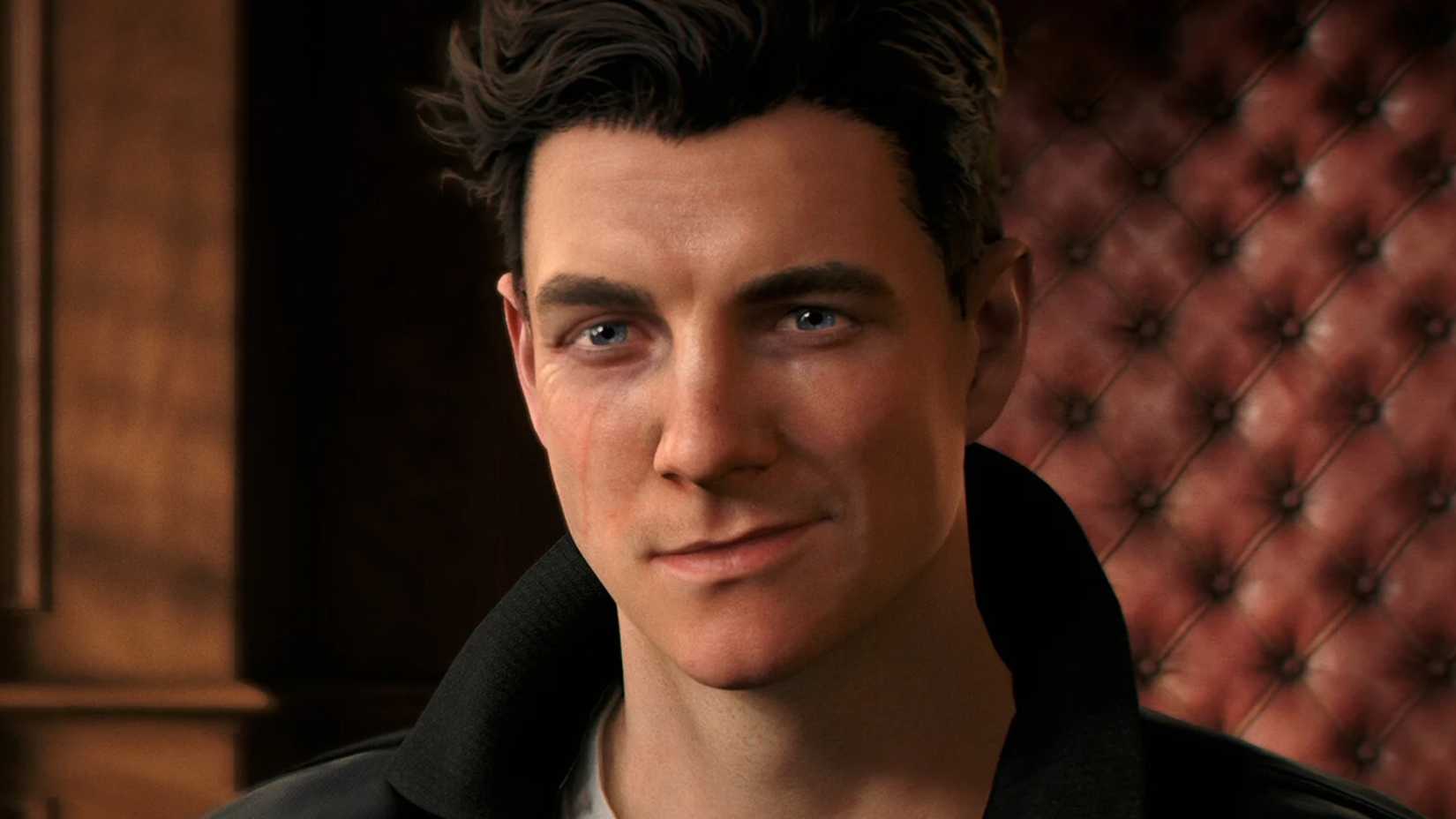 James Bond smirking