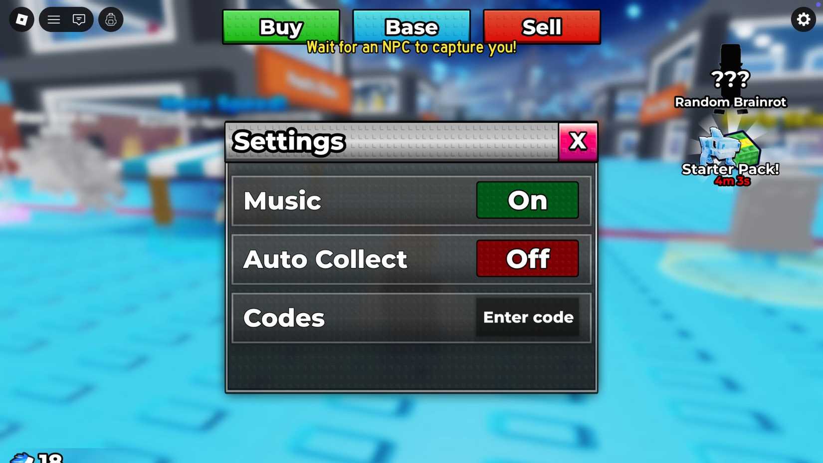 Roblox Be a Brainrot Codes