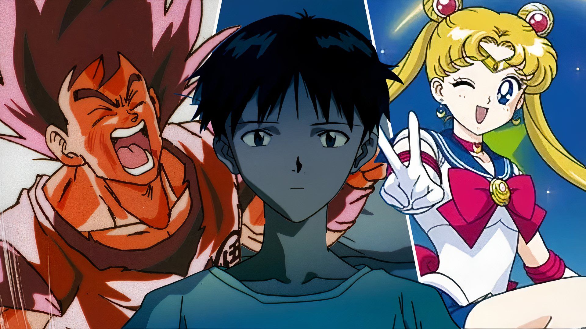 Best 90s animation - dbz Evangelion and Sailor Moon