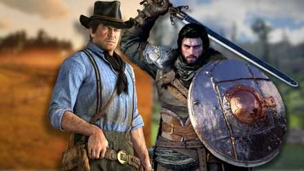 Arthur Morgan from Red Dead Redemption 2 and Cliff from Crimson Desert.