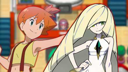 The best Pokemon female characters, Misty and Lusamine