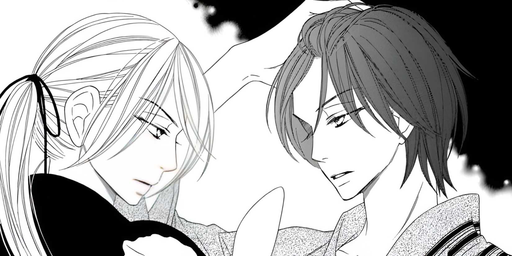 Images of the two main characters in the Black Bird manga