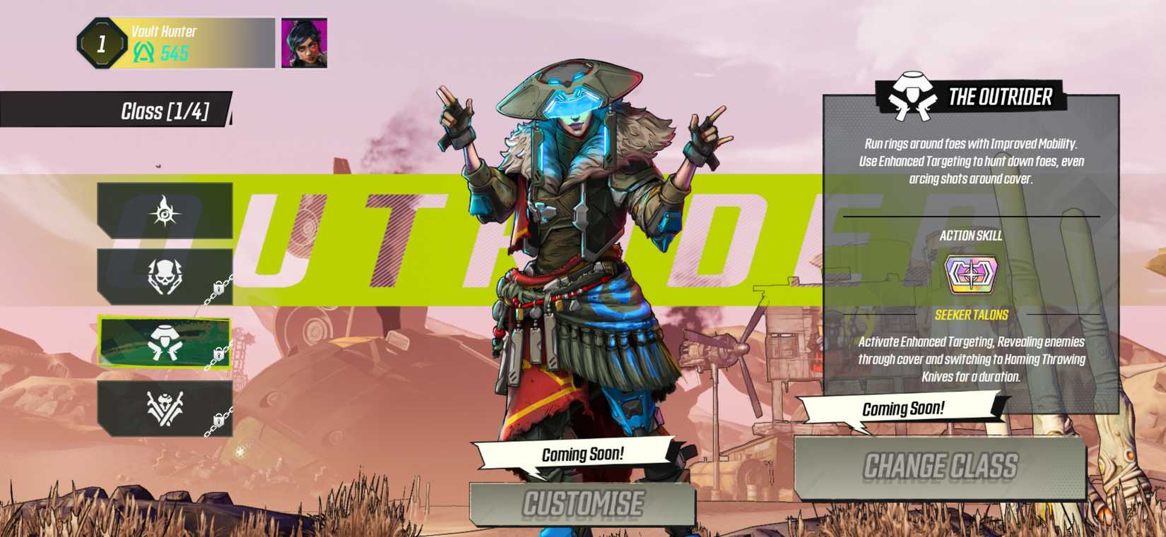 Borderlands Mobile Character Twists the Knife for Vex Mains