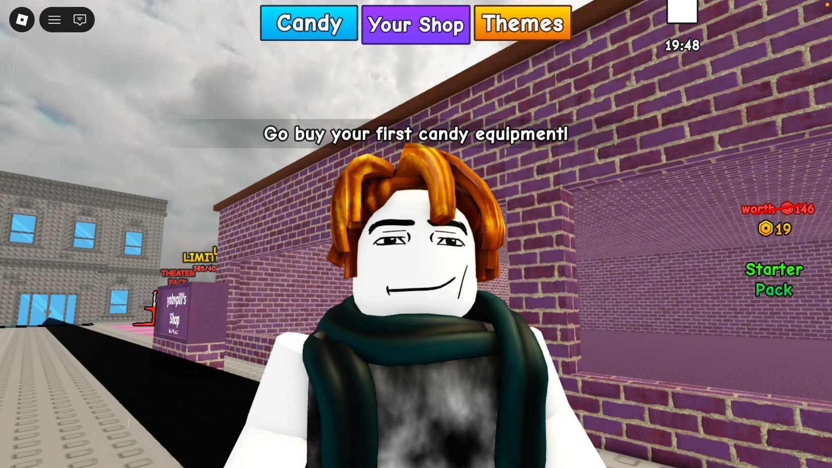 Make a candy shop player