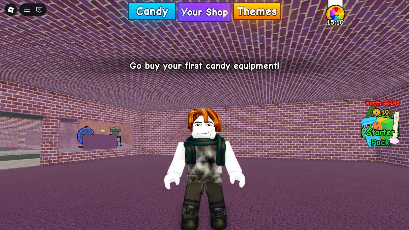 Make a candy shop player