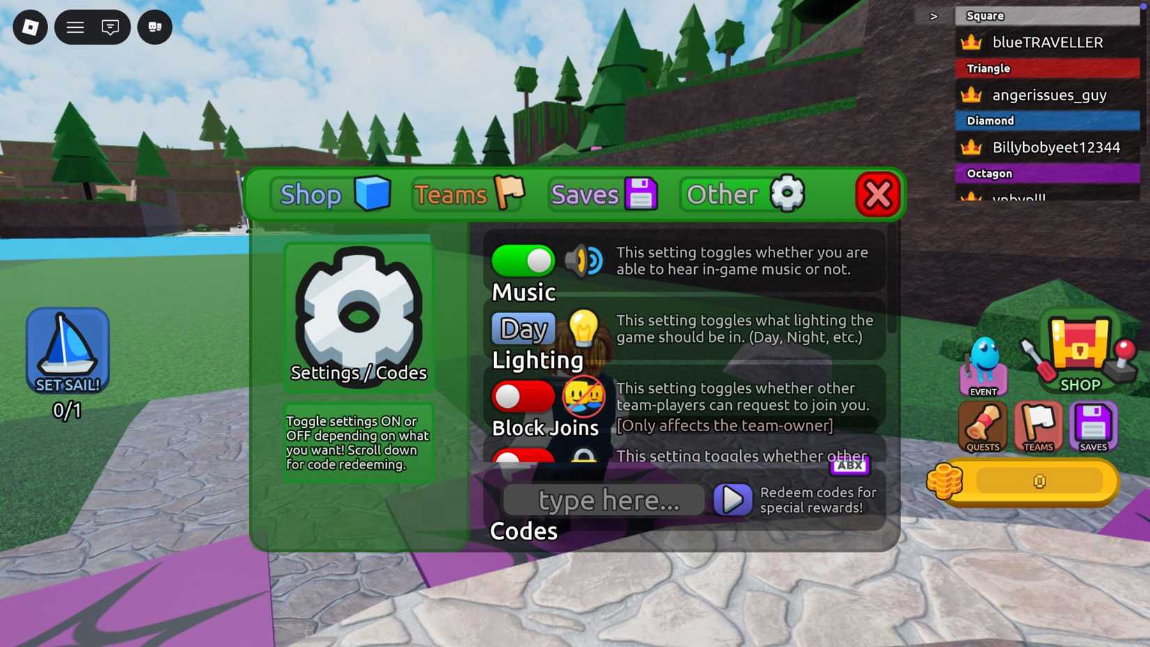 Construction Boats - Code Tab