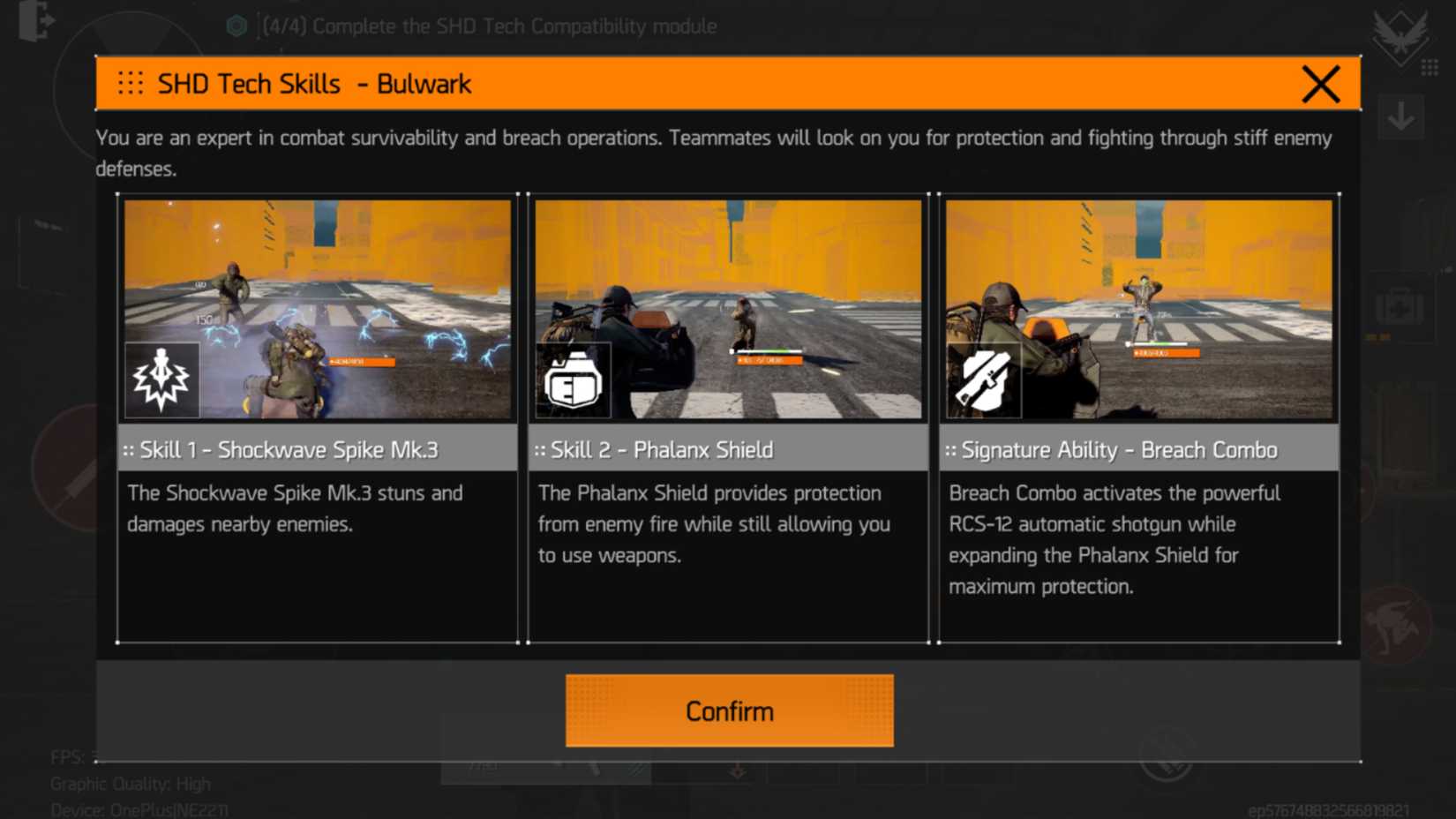 Bulwark Specialization The Division Resurgence