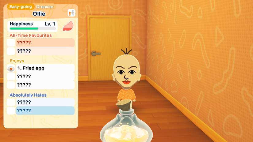 Check the mii happiness level in the Tomodachi life of living the dream