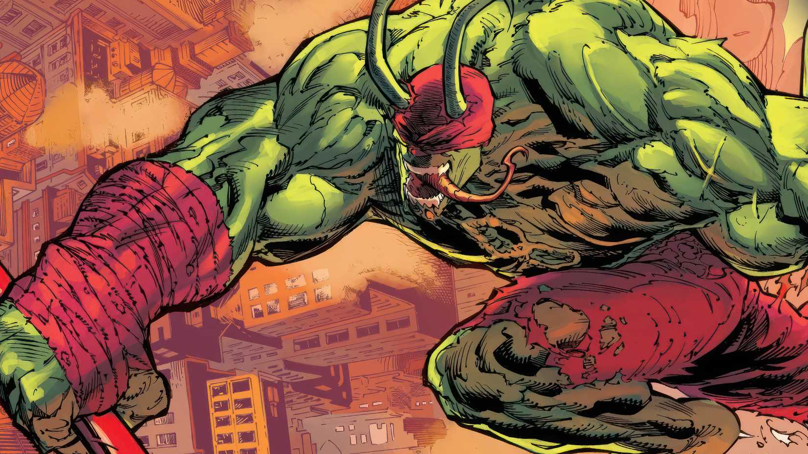 A clean image of the Hulkdevil in the building