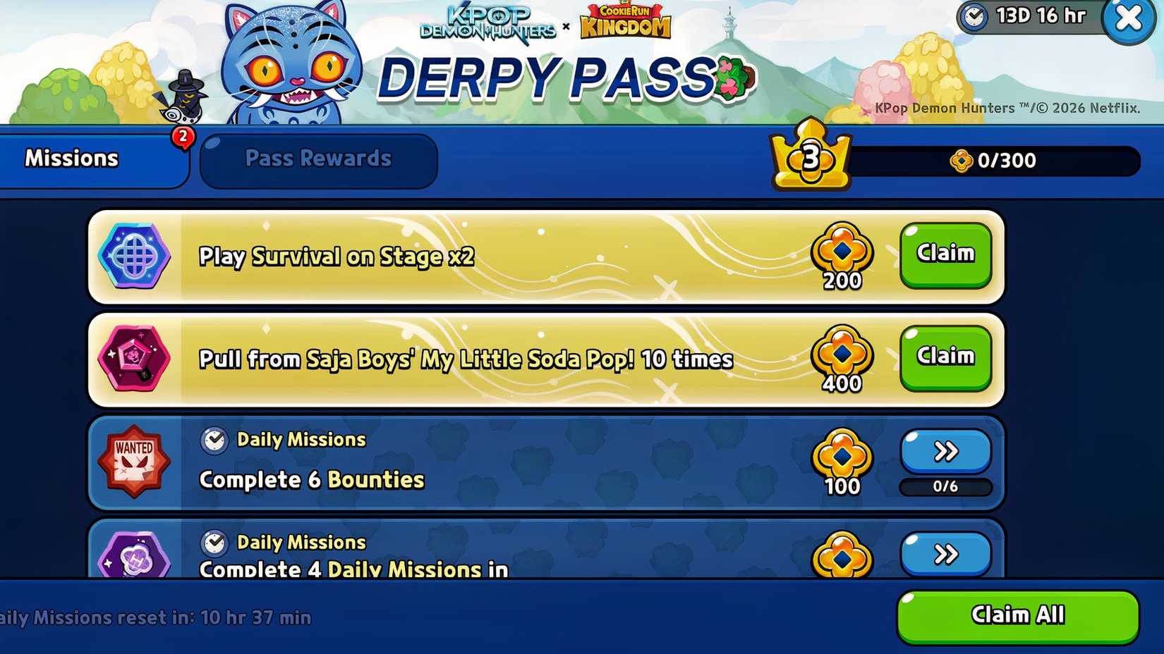 Cookie Run Kingdom Duffy Pass
