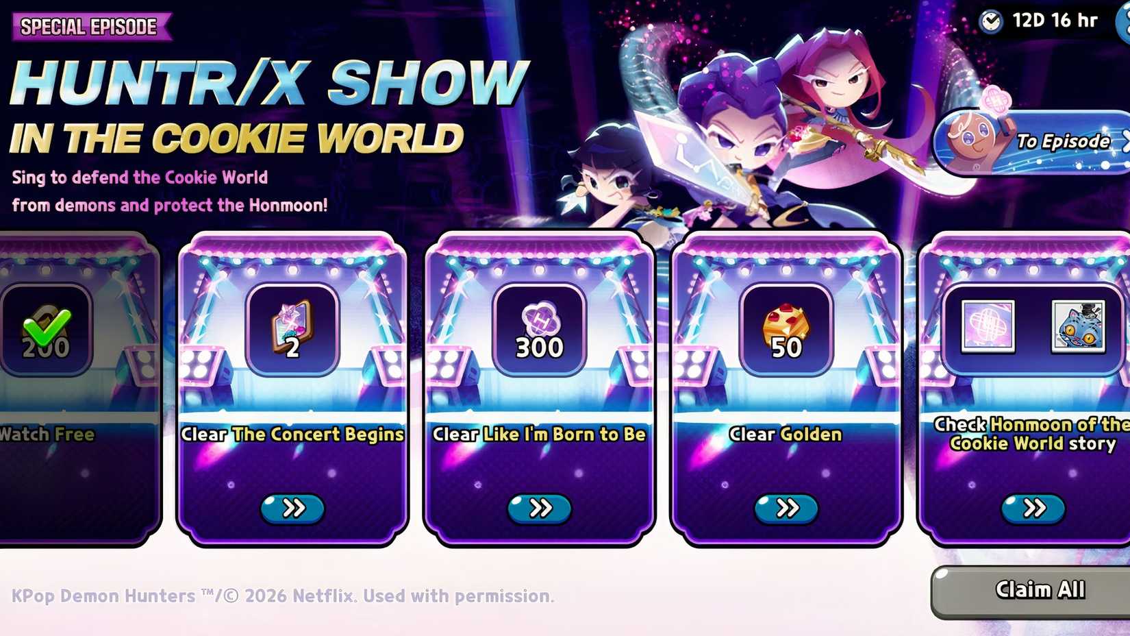 Cookie Run Kingdom Hunters Light Sticks Reward Cookie World from the huntrx show