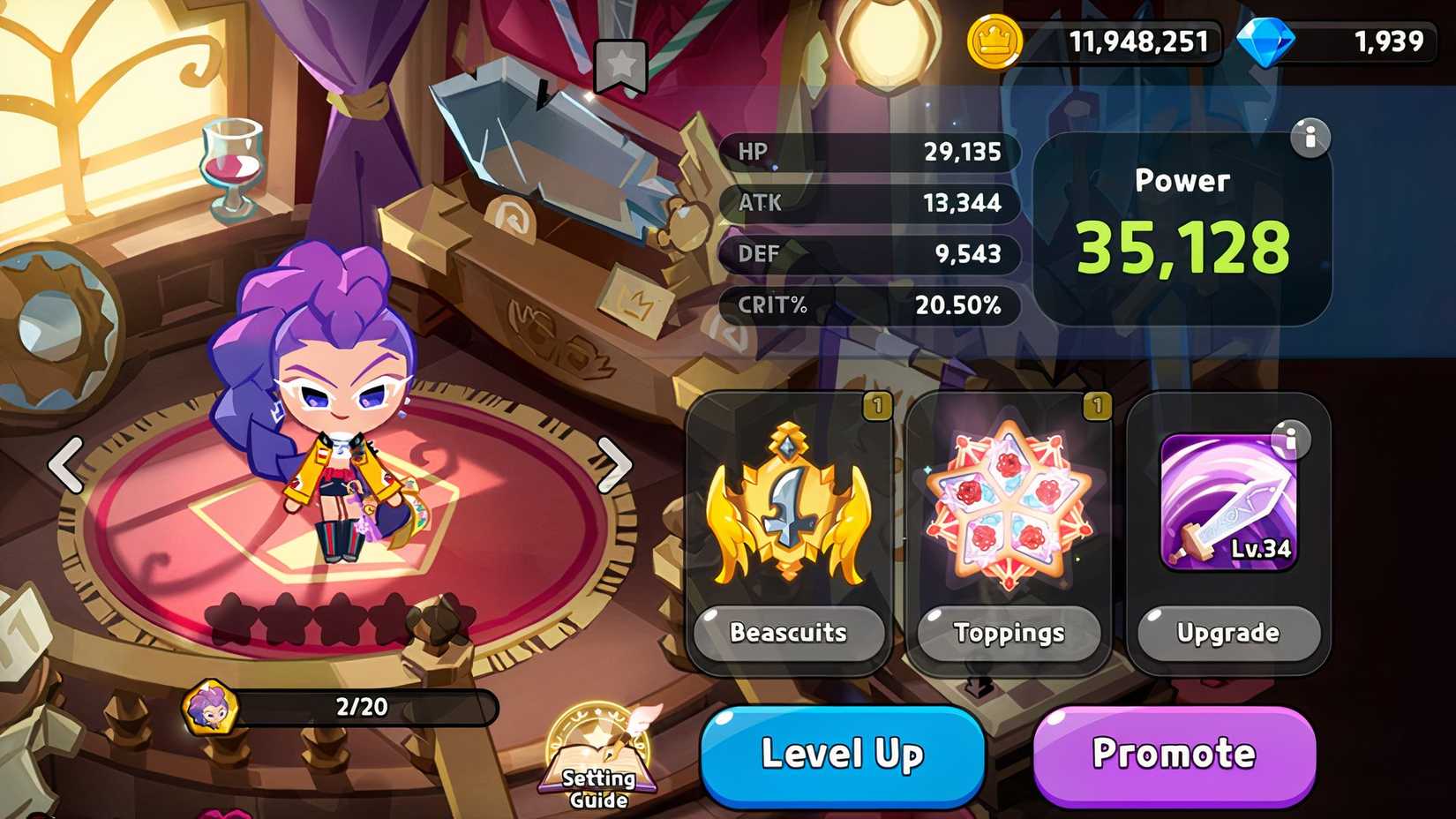 cookie run kingdom rumi cookie build